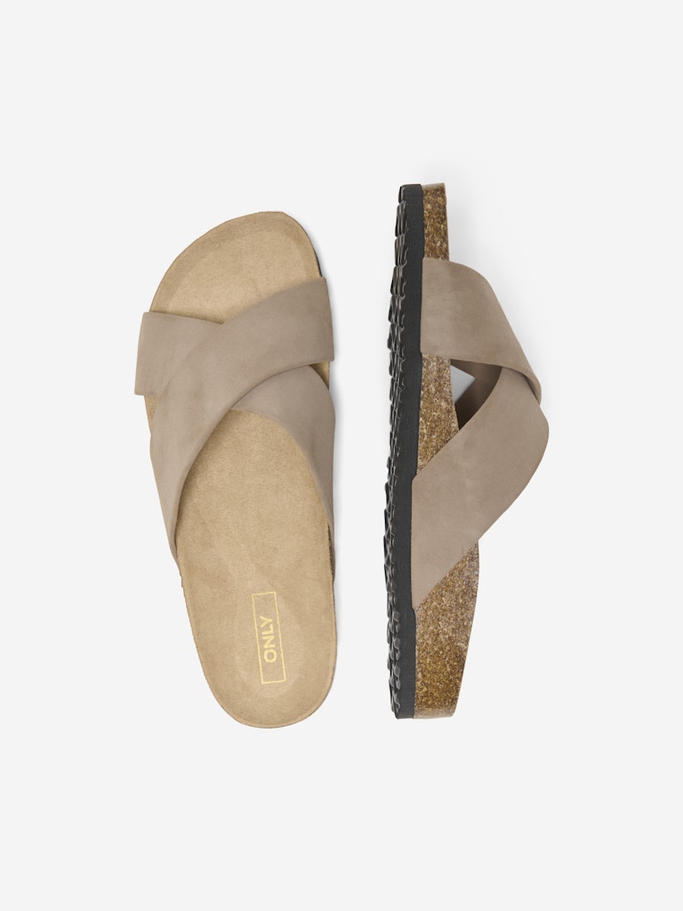 ONLY Maxi Madison-1 Cross Sandals | Taupe