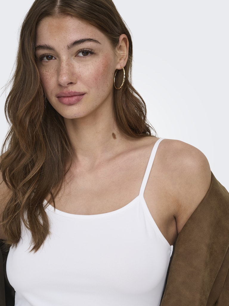 ONLY Lea S/L New Singlet | White