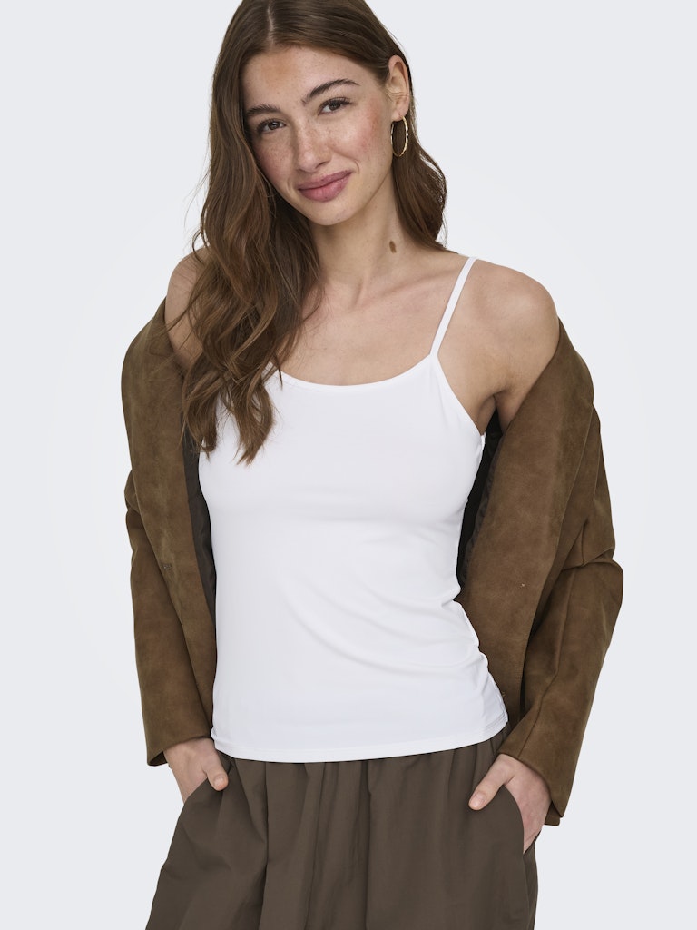 ONLY Lea S/L New Singlet | White