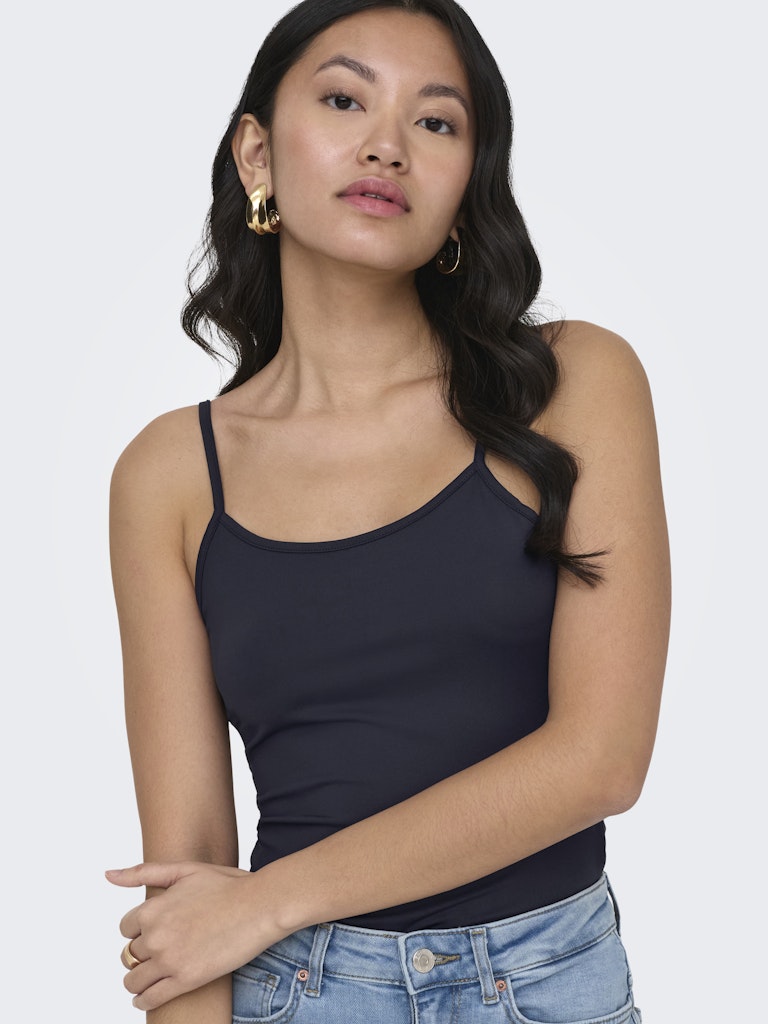 ONLY Lea S/L New Singlet    | Navy