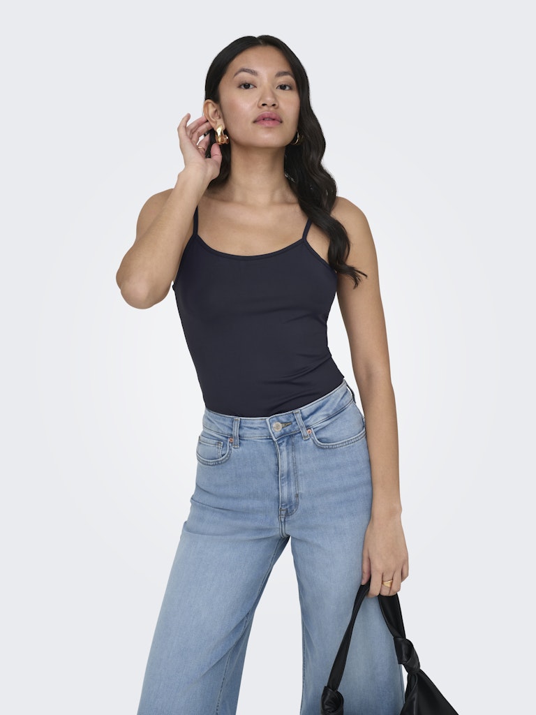 ONLY Lea S/L New Singlet    | Navy