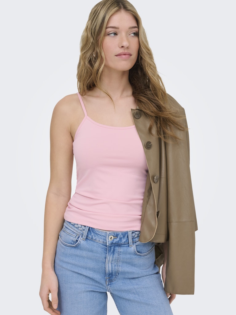 ONLY Lea S/L New Singlet | Rose