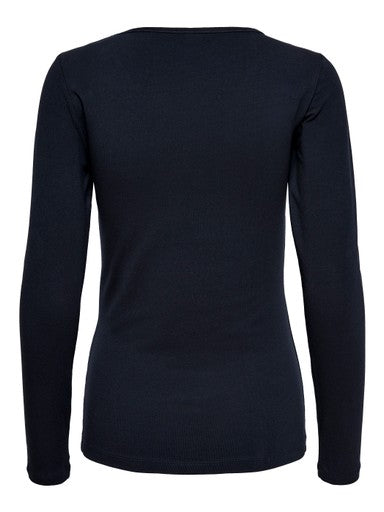 ONLY Live Love Long Sleeve Top |  Night Sky 15204712
