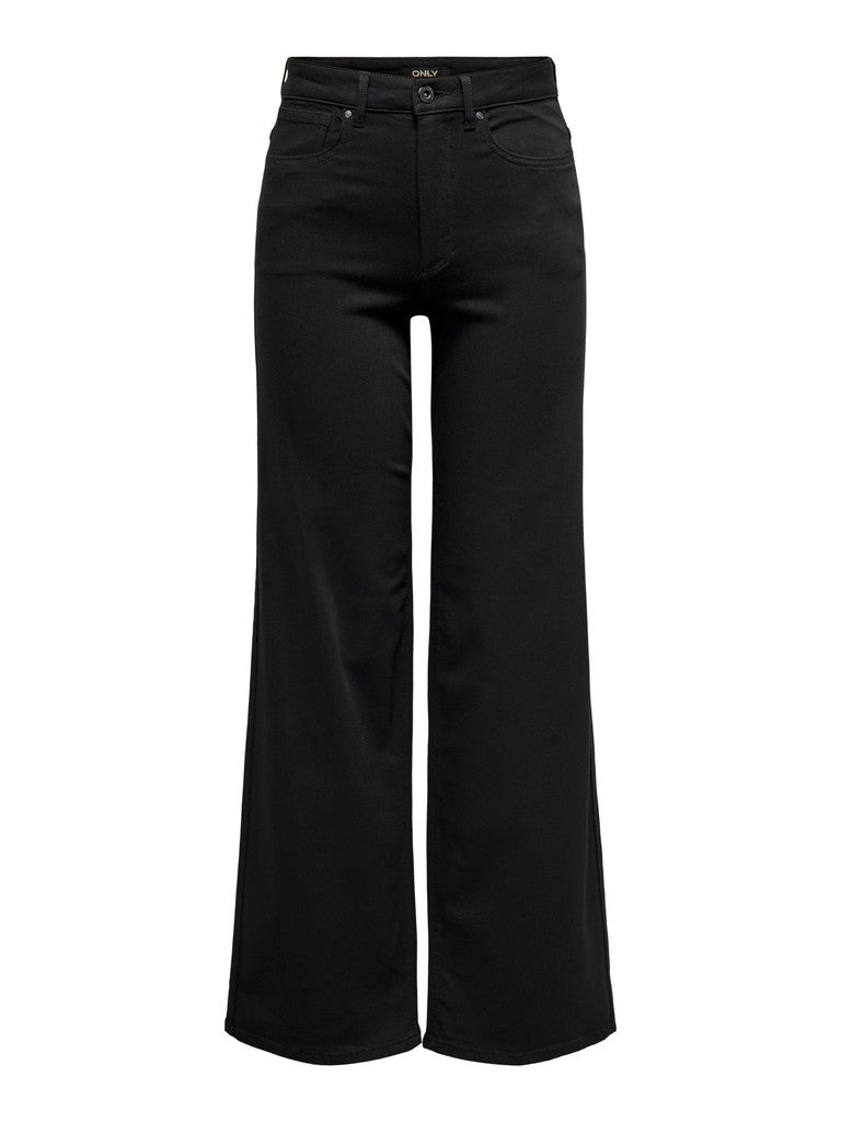 Only Madison Blush HW Wide Denim 4 Ever Black | Black