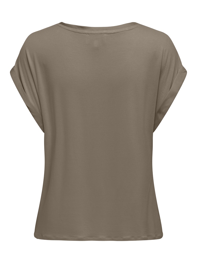 ONLY Lieke S/S Satin Mix Top  | Wahnut