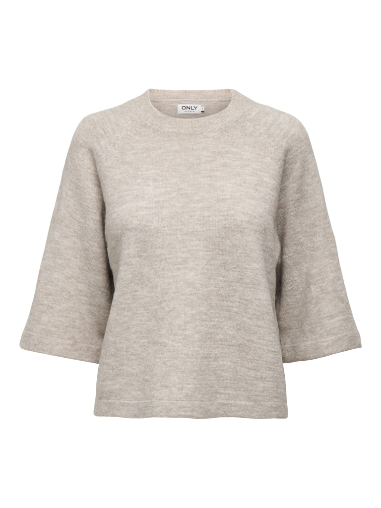 ONLY Simoni 3/4 Pullover | Pumice Stone