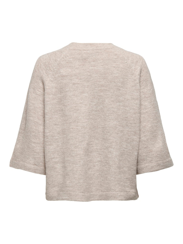 ONLY Simoni 3/4 Pullover | Pumice Stone