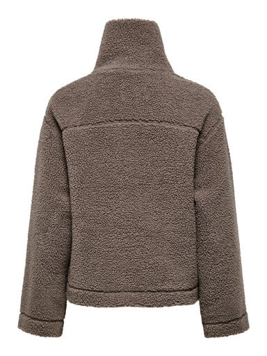 Only Megan Teddy Jacket | Walnut 15363364