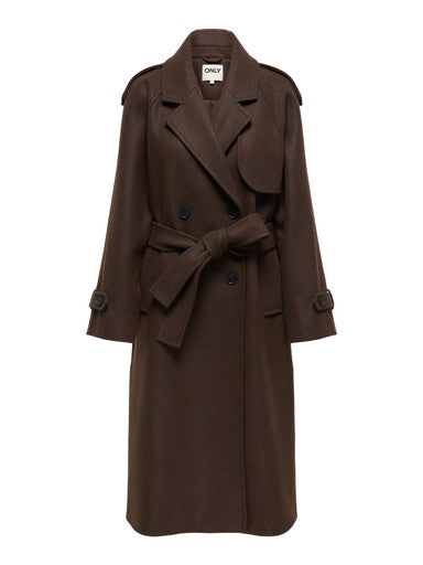Only Dear-Trillion Long Belt Coat | Chocolate 15344734