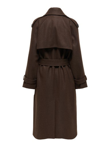 Only Dear-Trillion Long Belt Coat | Chocolate 15344734