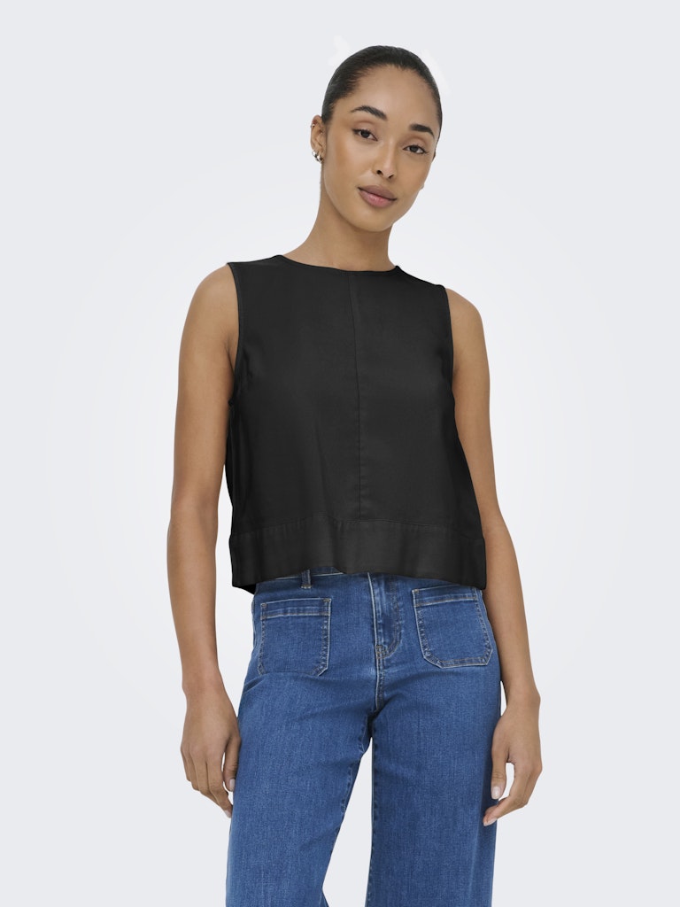 ONLY Dorsi Aris SL Loose Top | Black