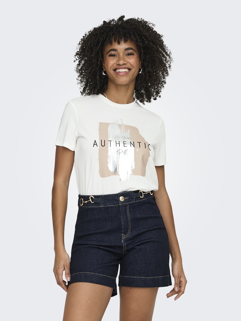 ONLY Free Life Modal S/S Tee Shirt| Cloud Dancer