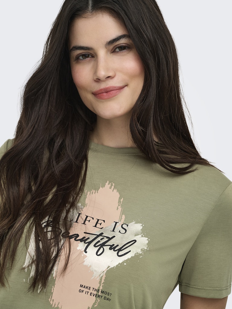 ONLY Free Life Modal S/S Tee Shirt | Green