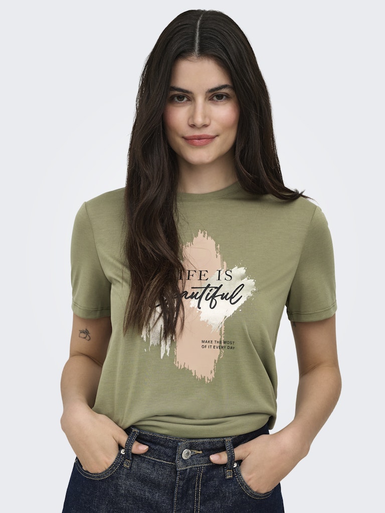 ONLY Free Life Modal S/S Tee Shirt | Green