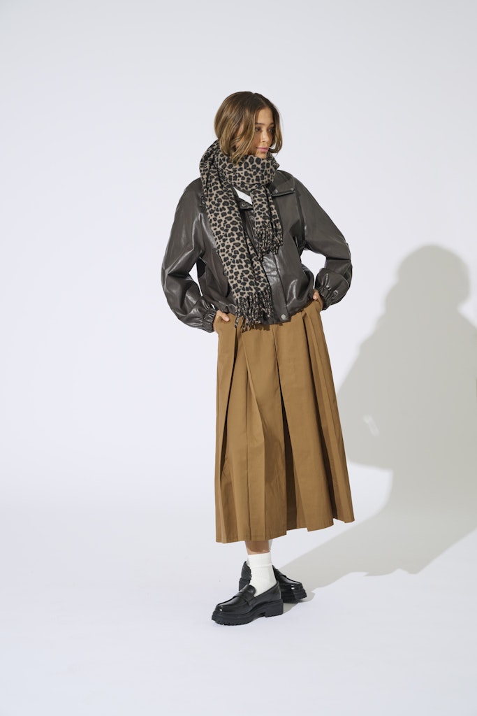 ONLY Josephine Animal Print Scarf | Coconut