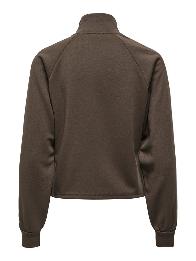 ONLY Cayla Zip Neck Sweatshirt | Bracken
