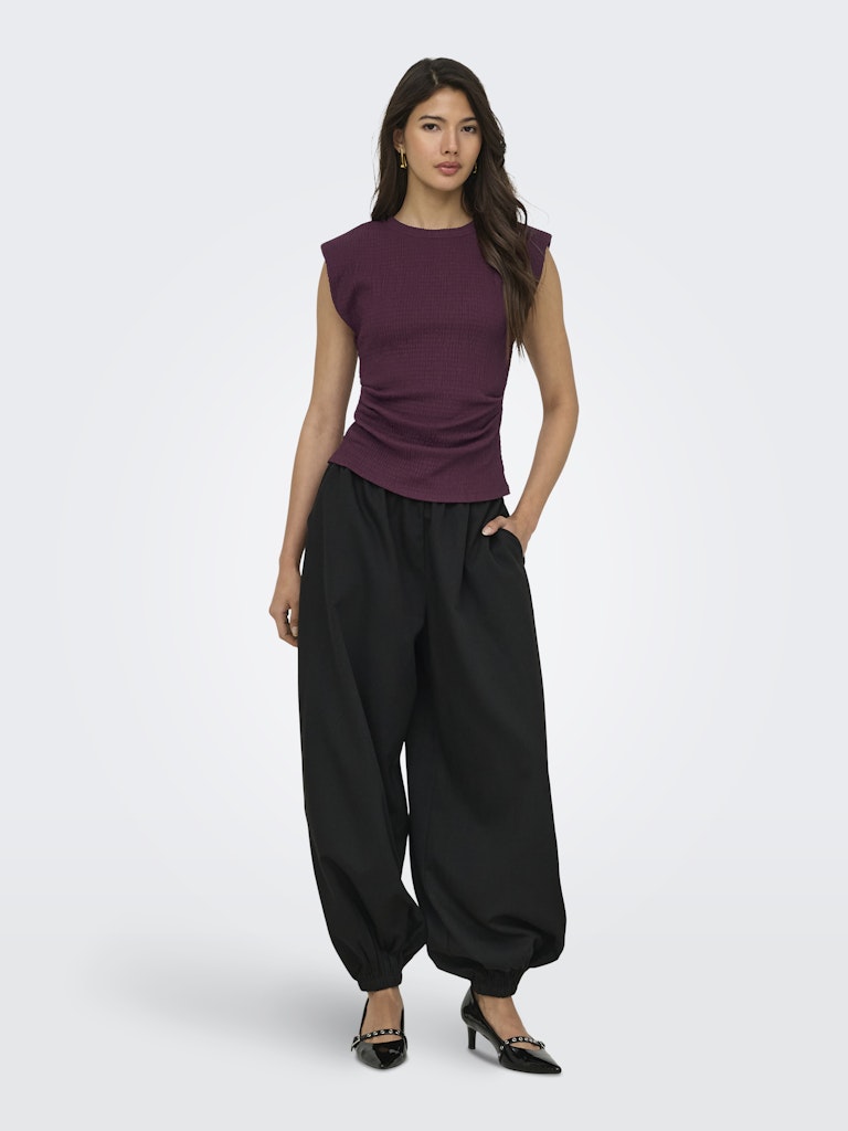ONLY Debbie S/S Shoulder Top | Fig