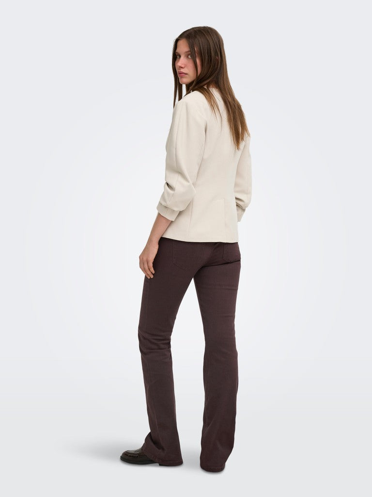 ONLY Blush Mid Flared Colour Jeans | Coffee