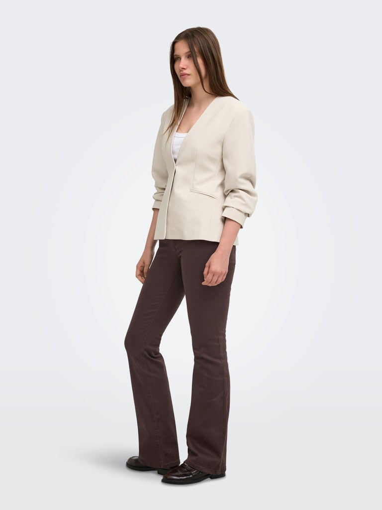 ONLY Blush Mid Flared Colour Jeans | Coffee