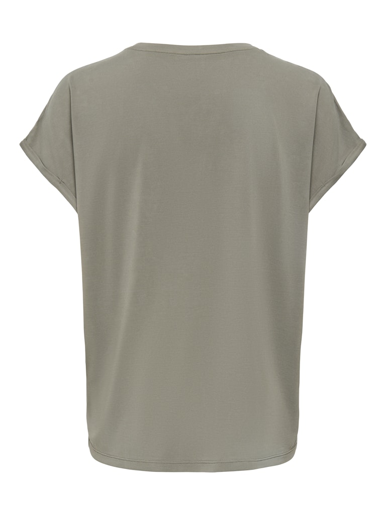 ONLY Free New Round Neck T-Shirt | Olive