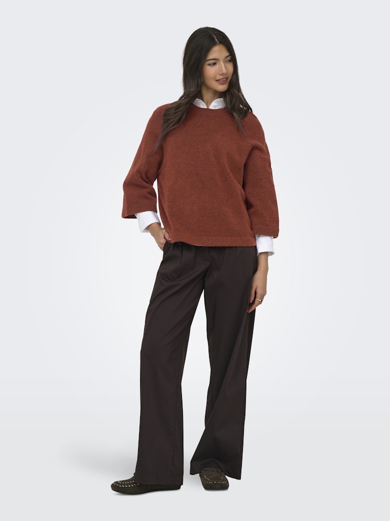 ONLY Batwing Knit Pullover Rust – additional view