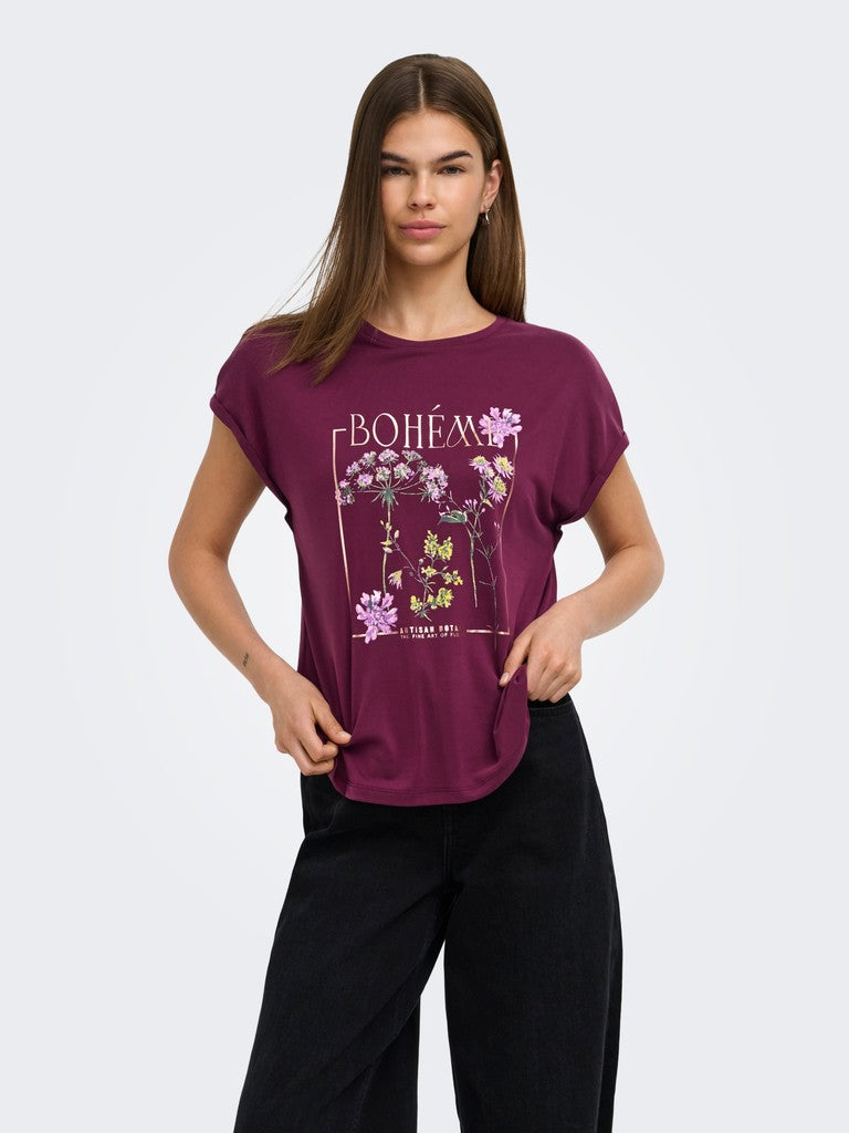 ONLY Free New Round Neck T-Shirt | Fig