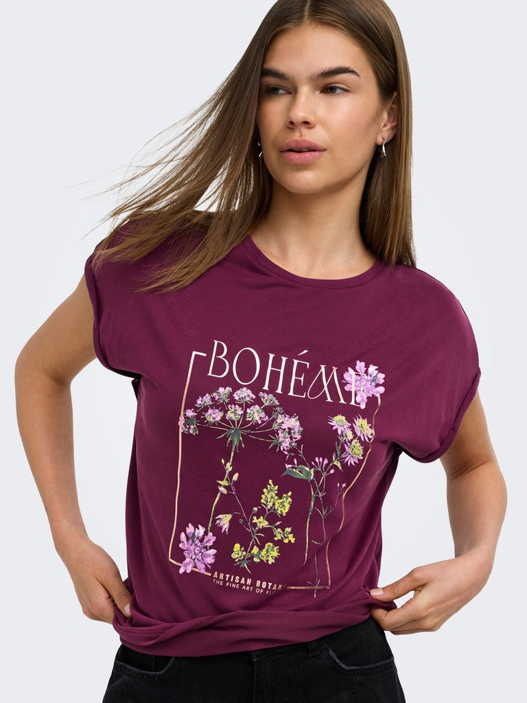 ONLY Free New Round Neck T-Shirt | Fig