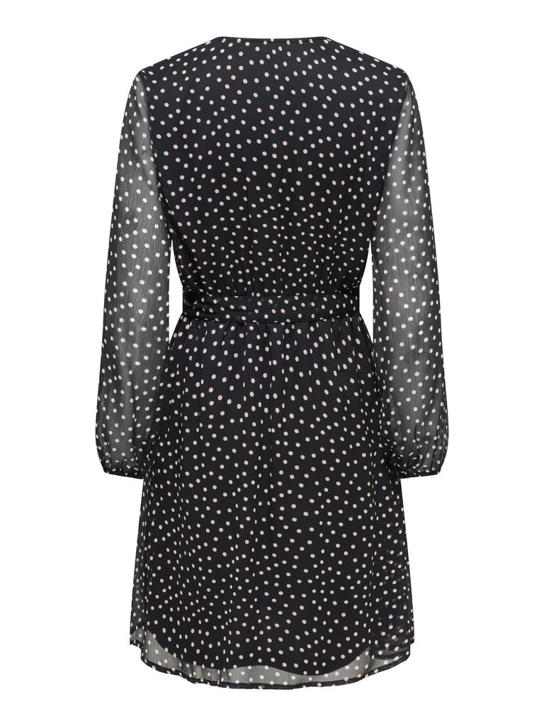ONLY Cera Life 3/4 Short Dress | Black