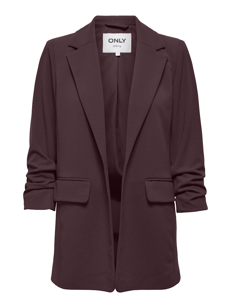 ONLY Kalina 3/4 Open Blazer  | Fudge
