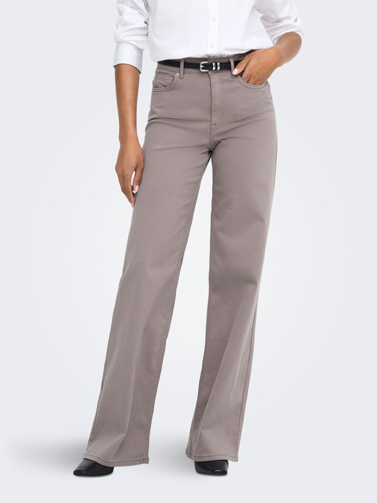 ONLY Madison Blush Wide Leg High Waist Jeans | Goat