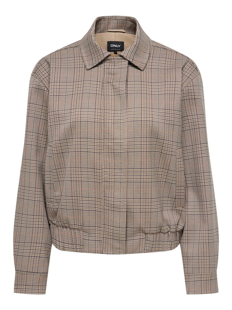 ONLY Ursula Check Bomber | Coconut