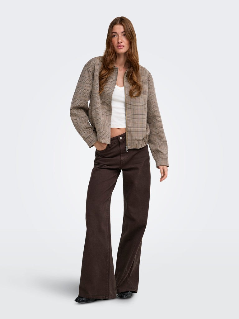 ONLY Ursula Check Bomber | Coconut