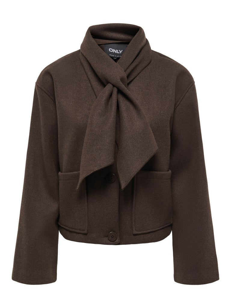 ONLY Carrie Scarf Jacket | Fudge
