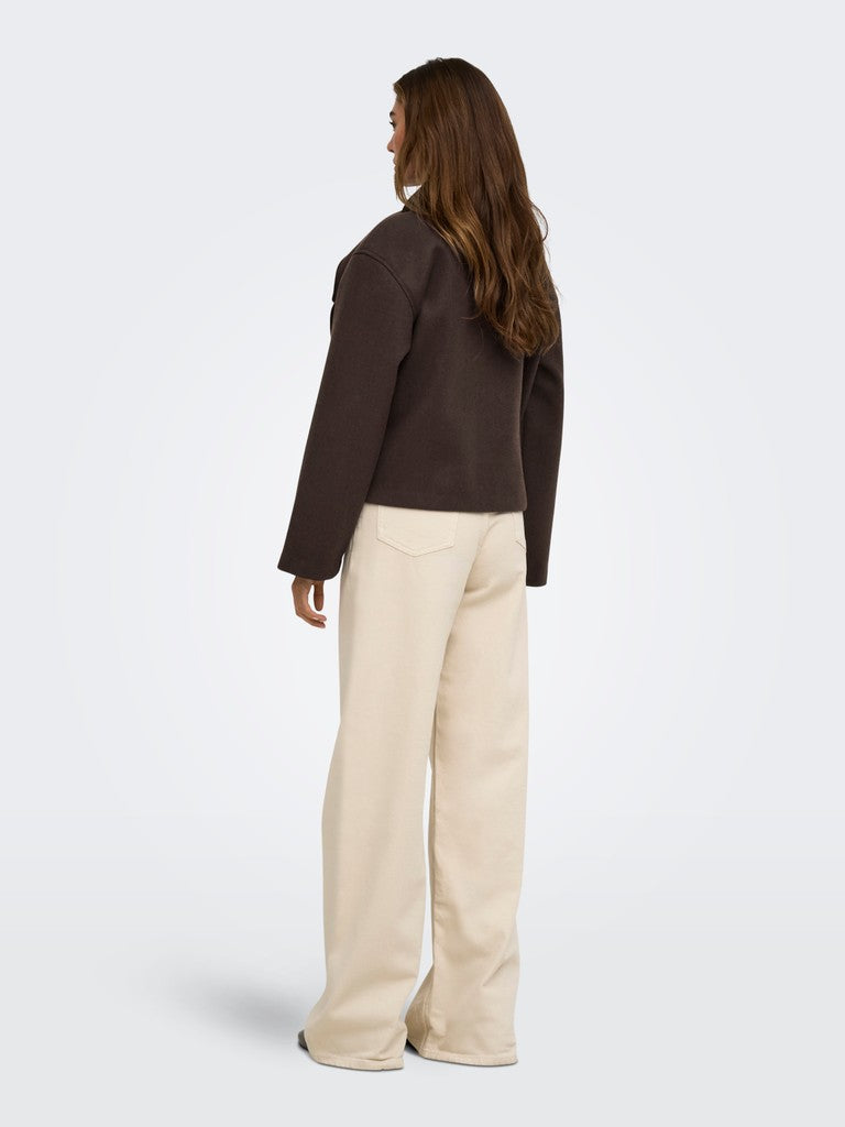ONLY Carrie Scarf Jacket | Fudge