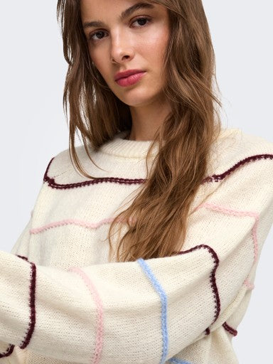 Only Adora Long Sleeve Knit | BIrch 15383742