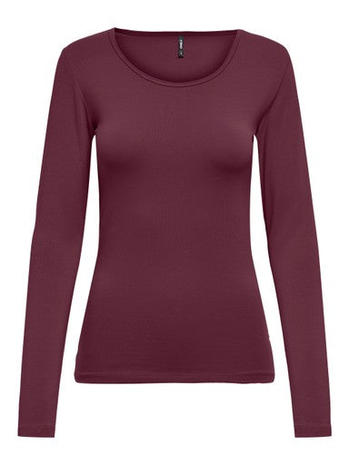ONLY Live Love Long Sleeve Top | Fig 15204712