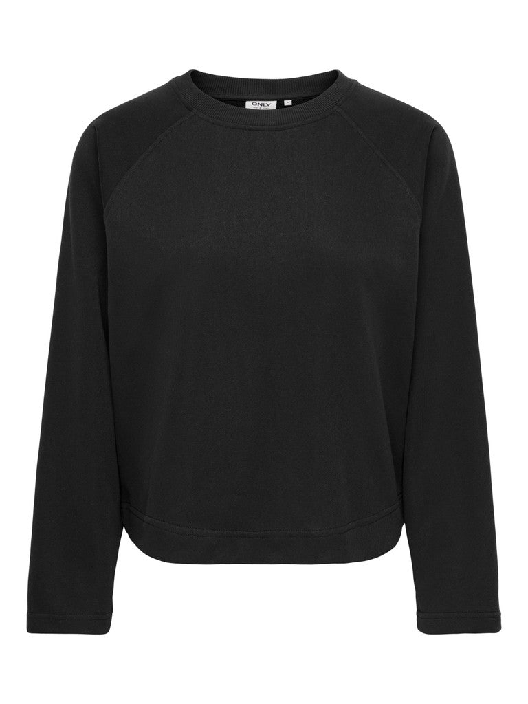 ONLY Ofelia L/S Raglan Sweatshirt | Black