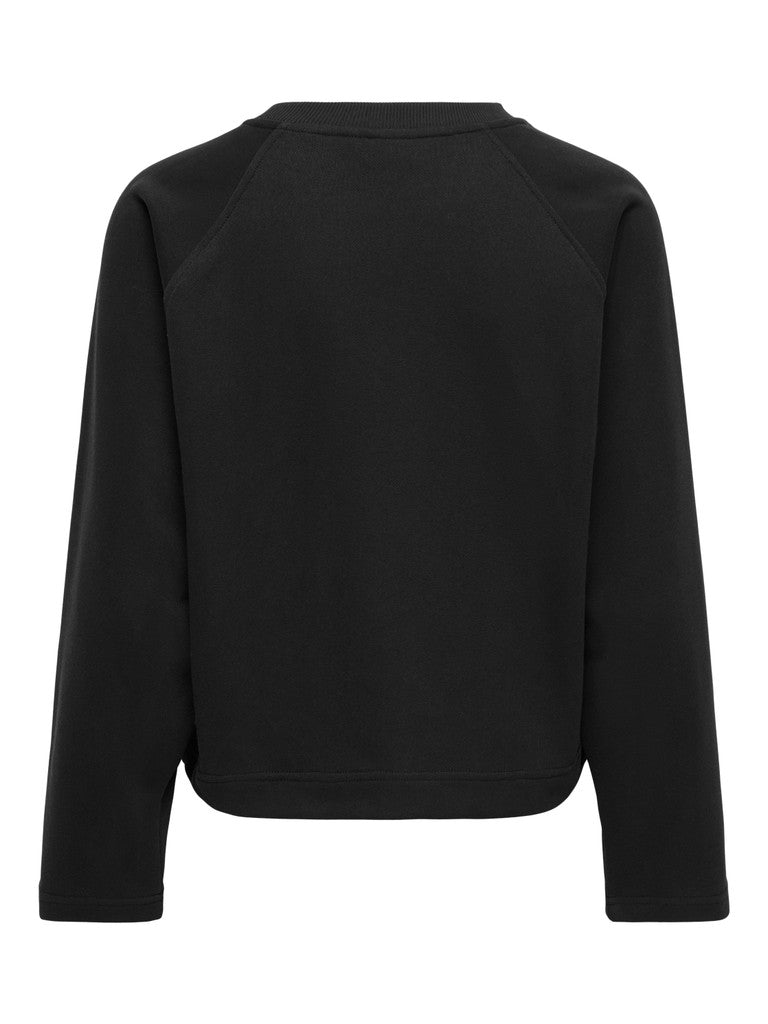 ONLY Ofelia L/S Raglan Sweatshirt | Black