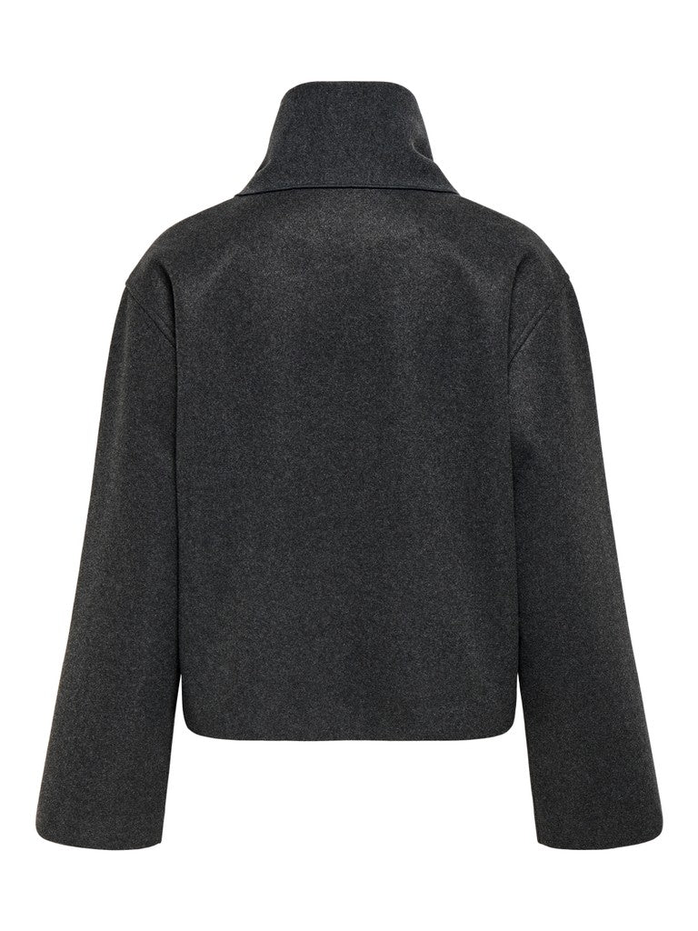 ONLY Carrie Scarf Jacket | Dark Grey