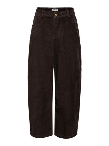 Only Blair-Global Barrel Cord Pants | Coffee 15378542