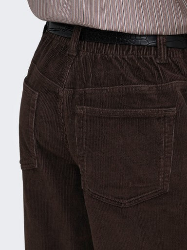 Only Blair-Global Barrel Cord Pants | Coffee 15378542