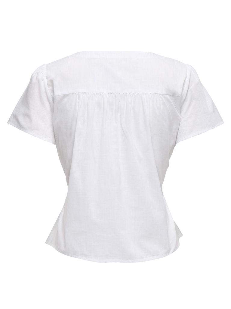 ONLY Siffi Sl Embrodery Top | Cloud Dancer