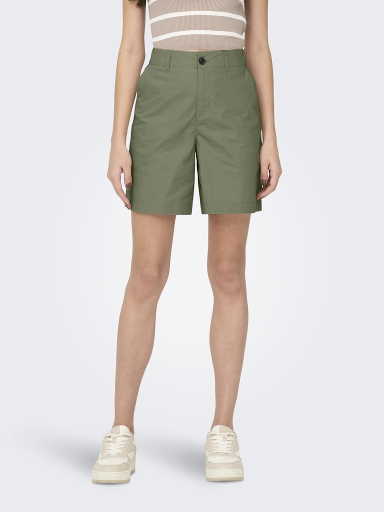 ONLY Zora MW Bermuda Shorts   | Green