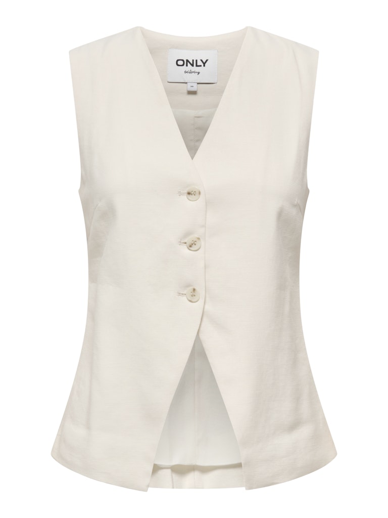 ONLY Tila Life S/L Waistcoat | Cloud Dancer