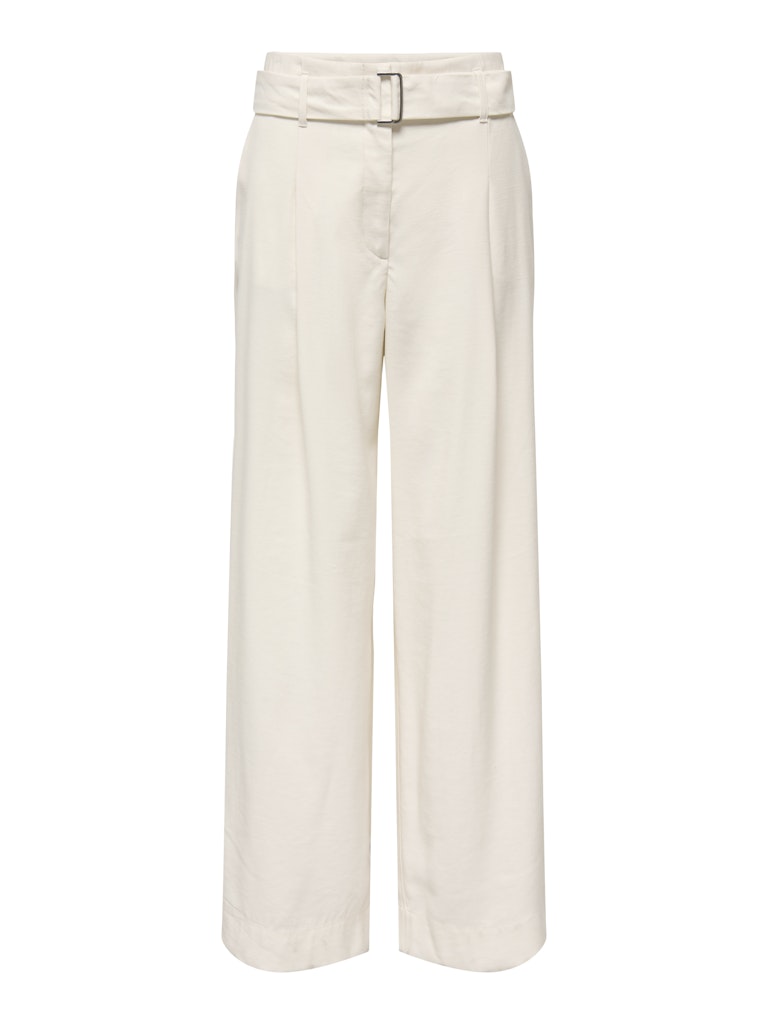 ONLY Tila Life HW Belt Wide Pants| Cloud Dancer