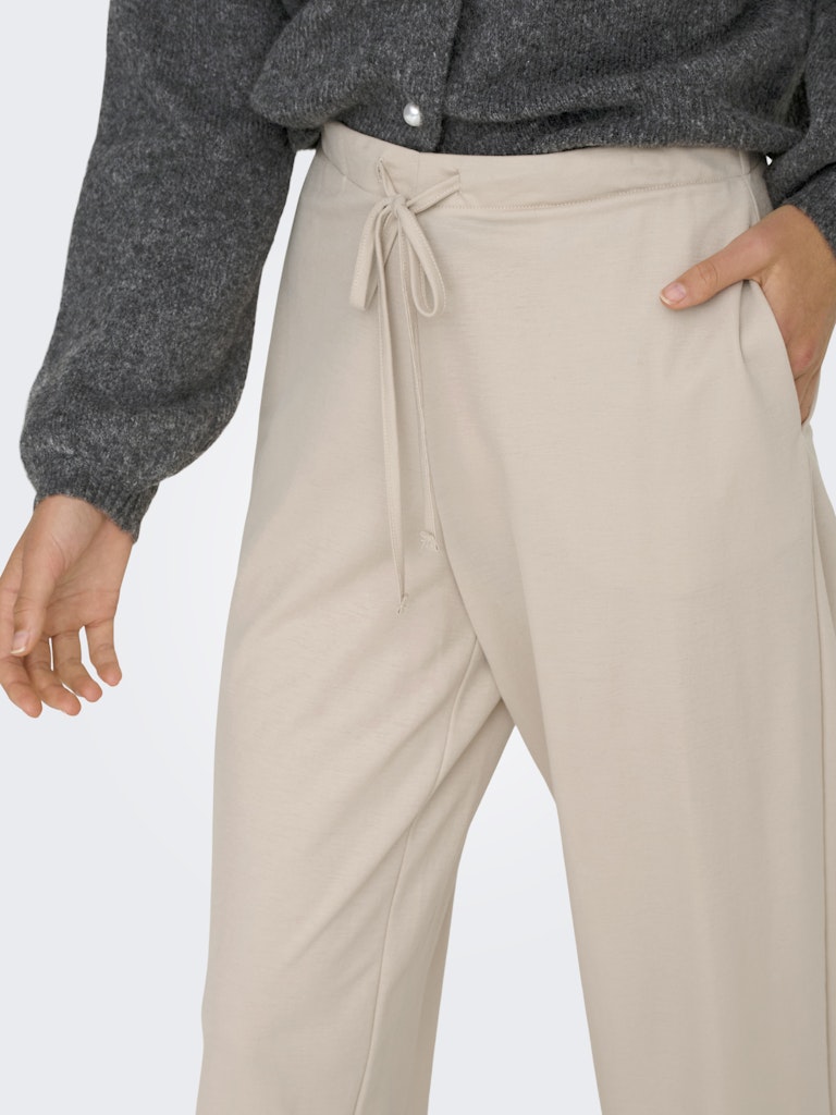 ONLY Sakura Pull Up Pants – Grey