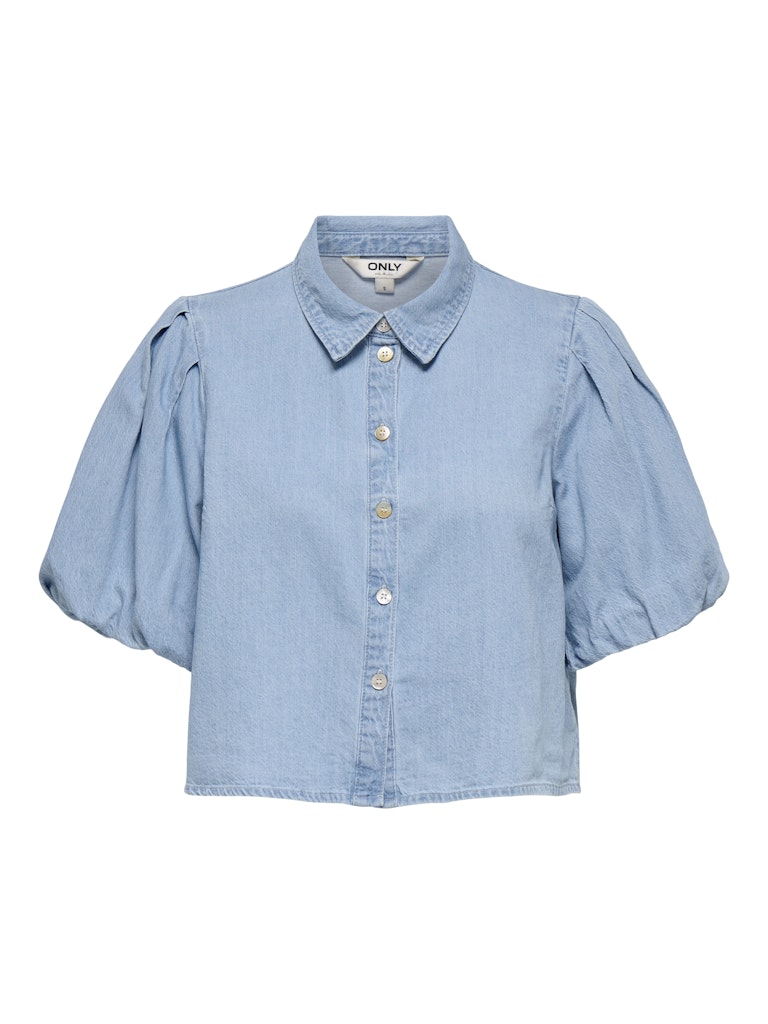ONLY Ulea SS Denim Shirt | Light Blue