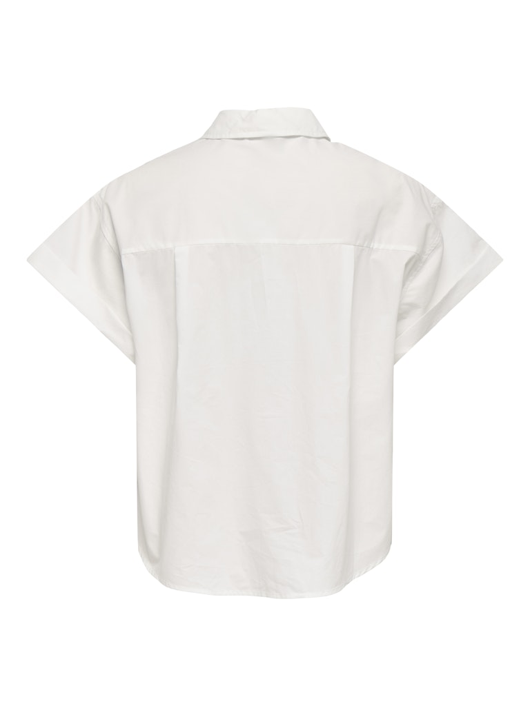 ONLY Keri S/S Fold Shirt | White