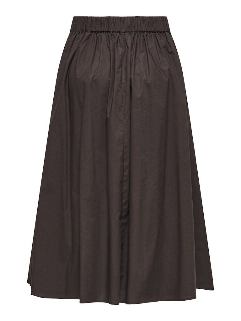 ONLY Maila Long Pleat Skirt | Coffee
