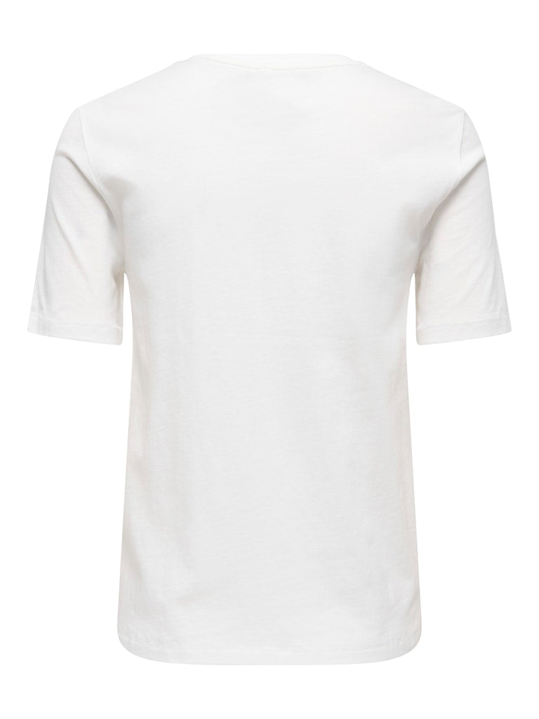 ONLY Fly S/S Top | Cloud Dancer